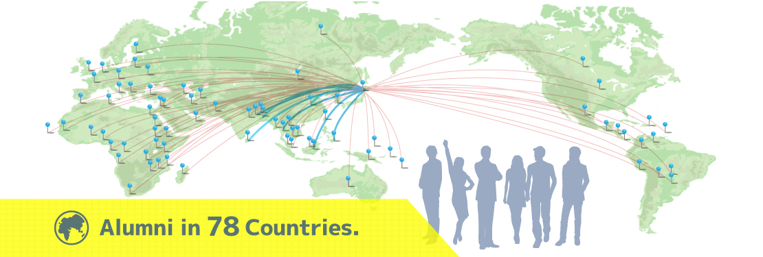 Alumni in 78 Countries