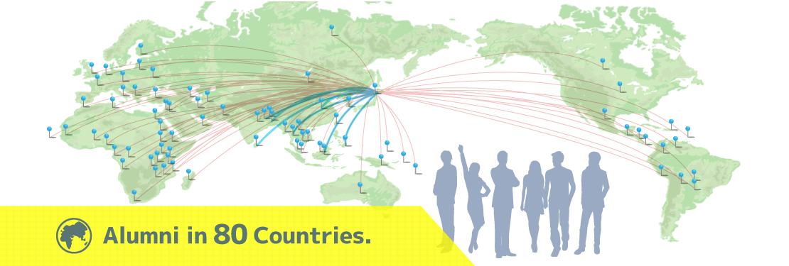 Alumni in 80 Countries